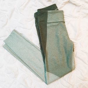 Outdoor Voices 7/8 Tri-Tone Legging in RARE CACTUS